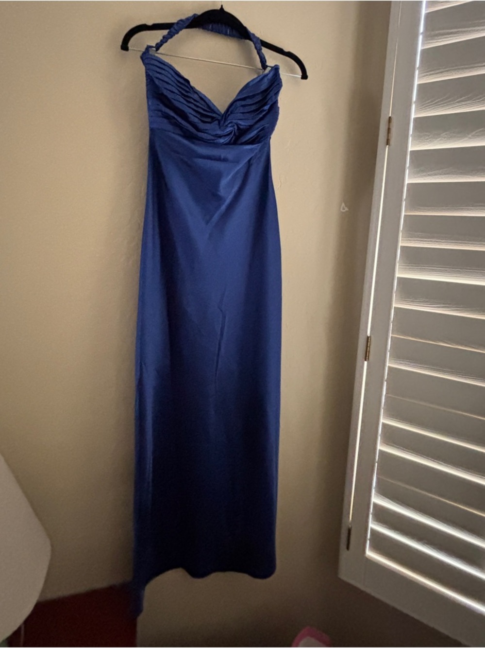 Royal Blue Slinky Strapless Form-fitting Dress ~ New Women’s Size 10 - Picture 2 of 15